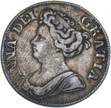 1711 Shilling - Anne British Silver Coin - Nice