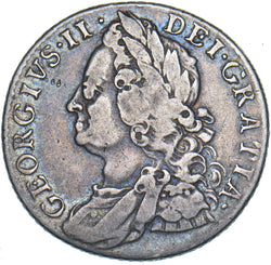 1758 Shilling - George II British Silver Coin