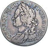 1758 Shilling - George II British Silver Coin