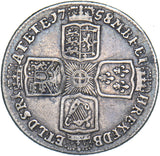1758 Shilling - George II British Silver Coin