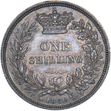 1852 Shilling - Victoria British Silver Coin - Very Nice