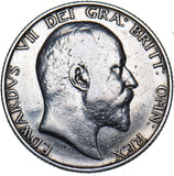 1902 Shilling - Edward VII British Silver Coin