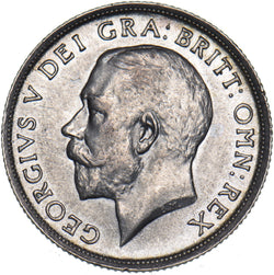 1915 Shilling - George V British Silver Coin - Very Nice