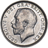 1915 Shilling - George V British Silver Coin - Very Nice