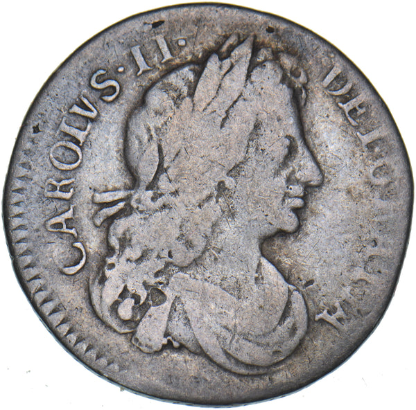 1684 Sixpence - Charles II British Silver Coin