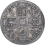 1723 SSC Sixpence - George I British Silver Coin