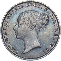 1864 Sixpence (Die no. 33) - Victoria British Silver Coin - Nice