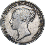 1866 Sixpence (Die no. 56) - Victoria British Silver Coin - Nice