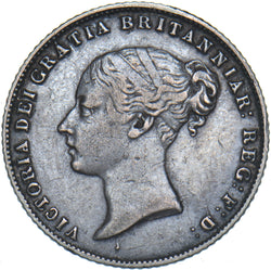 1867 Sixpence (Die no. 14) - Victoria British Silver Coin - Nice