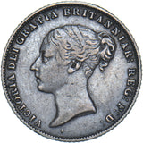 1867 Sixpence (Die no. 14) - Victoria British Silver Coin - Nice