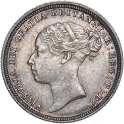 1881 Sixpence - Victoria British Silver Coin - Very Nice