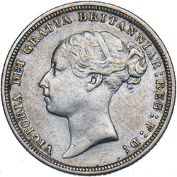 1883 Sixpence - Victoria British Silver Coin - Nice