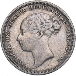 1883 Sixpence - Victoria British Silver Coin - Nice