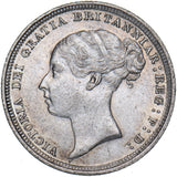 1887 Sixpence (Young Head) - Victoria British Silver Coin - Very Nice