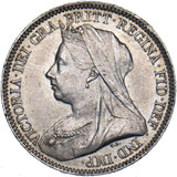 1893 Sixpence - Victoria British Silver Coin - Very Nice