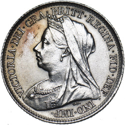 1901 Sixpence - Victoria British Silver Coin