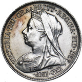 1901 Sixpence - Victoria British Silver Coin