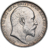 1902 Sixpence - Edward VII British Silver Coin - Nice