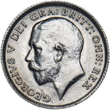 1911 Sixpence - George V British Silver Coin - Very Nice