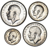 1926 Maundy Set - George V British Silver Coins - Superb