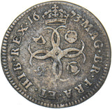 1673 Maundy Fourpence - Charles II British Silver Coin - Nice