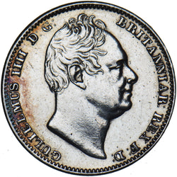 1833 Maundy Fourpence - William IV British Silver Coin - Nice