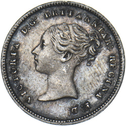 1847 Maundy Fourpence - Victoria British Silver Coin - Nice