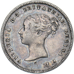 1856 Maundy Fourpence - Victoria British Silver Coin - Nice