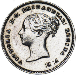 1863 Maundy Fourpence - Victoria British Silver Coin - Nice