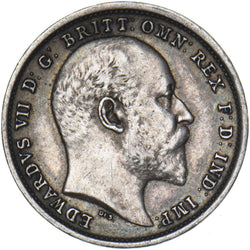 1902 Maundy Fourpence - Edward VII British Silver Coin - Nice