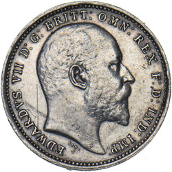 1906 Maundy Fourpence - Edward VII British Silver Coin - Nice