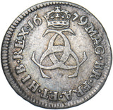 1679 Threepence - Charles II British Silver Coin - Nice