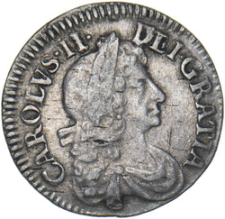 1684 Threepence (4 Over 3) - Charles II British Silver Coin - Nice