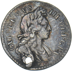 1699 Threepence - William III British Silver Coin