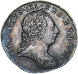 1780 Threepence - George III British Silver Coin - Very Nice