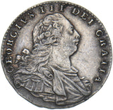 1800 Threepence - George III British Silver Coin - Nice