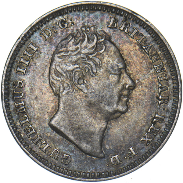 1835 Threepence - William IV British Silver Coin - Very Nice