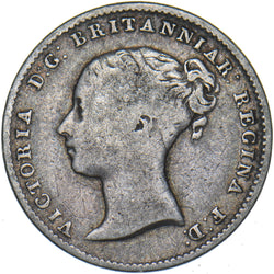 1840 Threepence - Victoria British Silver Coin