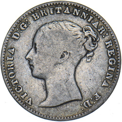 1858 Threepence - Victoria British Silver Coin