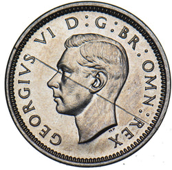 1937 Proof Silver Threepence - George VI British Coin