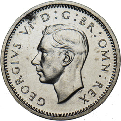 1937 Proof Silver Threepence - George VI British Coin - Very Nice