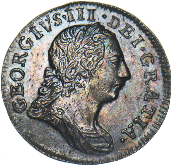 1772 Maundy Twopence - George III British Silver Coin - Very Nice
