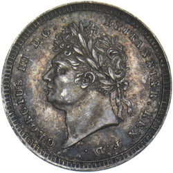 1822 Maundy Twopence - George IV British Silver Coin - Very Nice