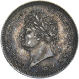 1822 Maundy Twopence - George IV British Silver Coin - Very Nice