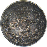 1822 Maundy Twopence - George IV British Silver Coin - Very Nice