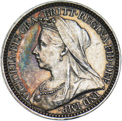 1897 Maundy Twopence - Victoria British Silver Coin - Nice
