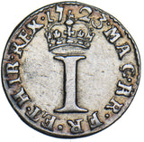 1723 Maundy Penny - George I British Silver Coin