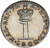 1800 Maundy Penny - George III British Silver Coin