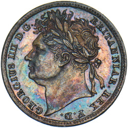 1822 Maundy Penny - George IV British Silver Coin - Superb