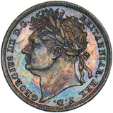 1822 Maundy Penny - George IV British Silver Coin - Superb